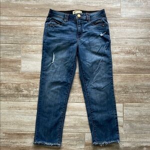 Democracy Cropped Ankle Jeans with Straight Leg
